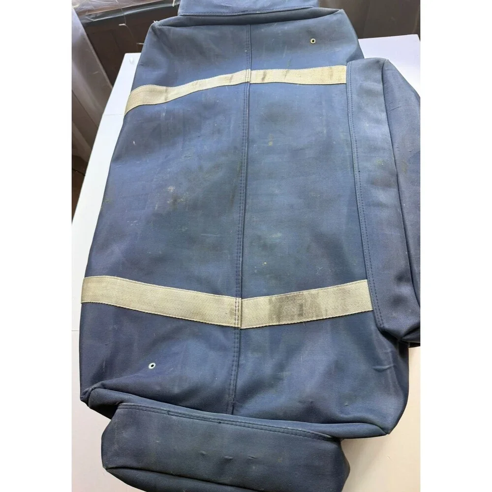 Vintage Olympic Diver Scuba Gear Bag Large Navy Blue Multi-Pocket Heavy Duty